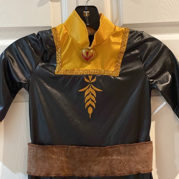 Disney Frozen Anna Girls Halloween Costume Dress Size Small 4-6 - Picture 3 of 7